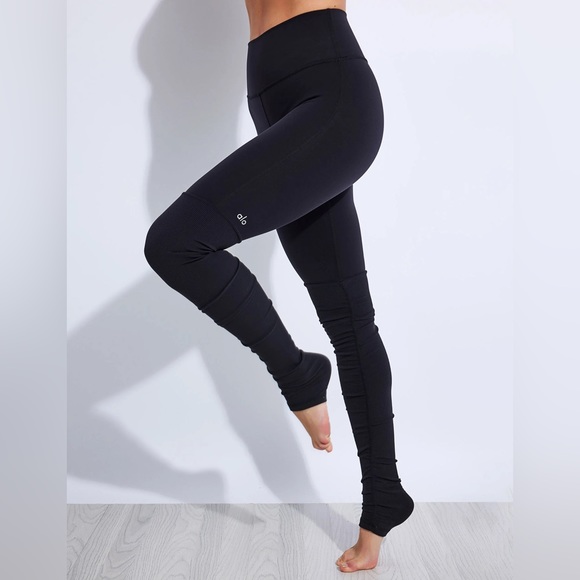 ALO Yoga Pants - Alo Yoga High Waist Goddess Leggings Black/Black